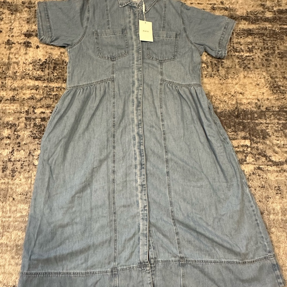 Denim Short Sleeve Maye Montana Dress